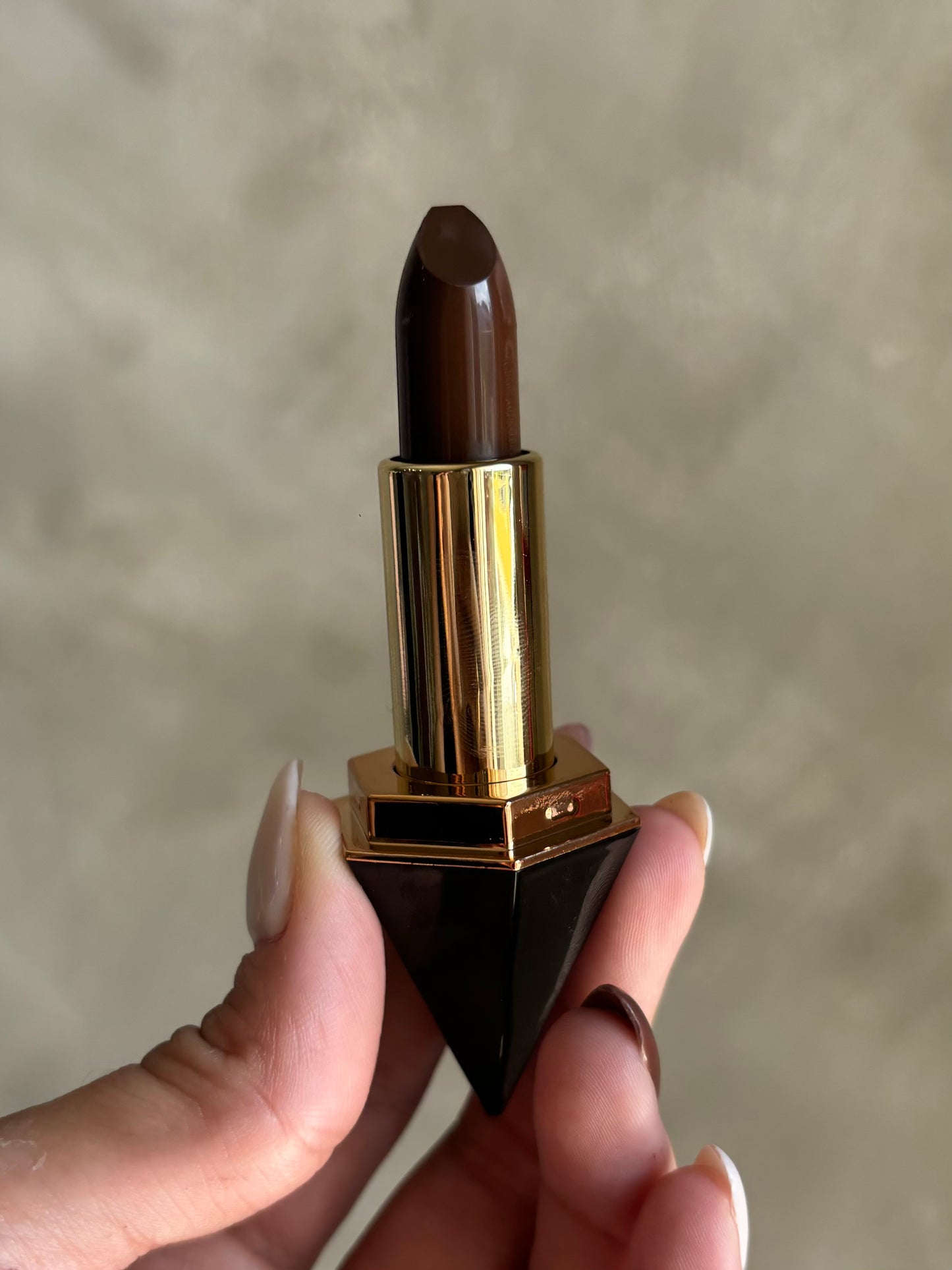 Brown chocolate lipstick