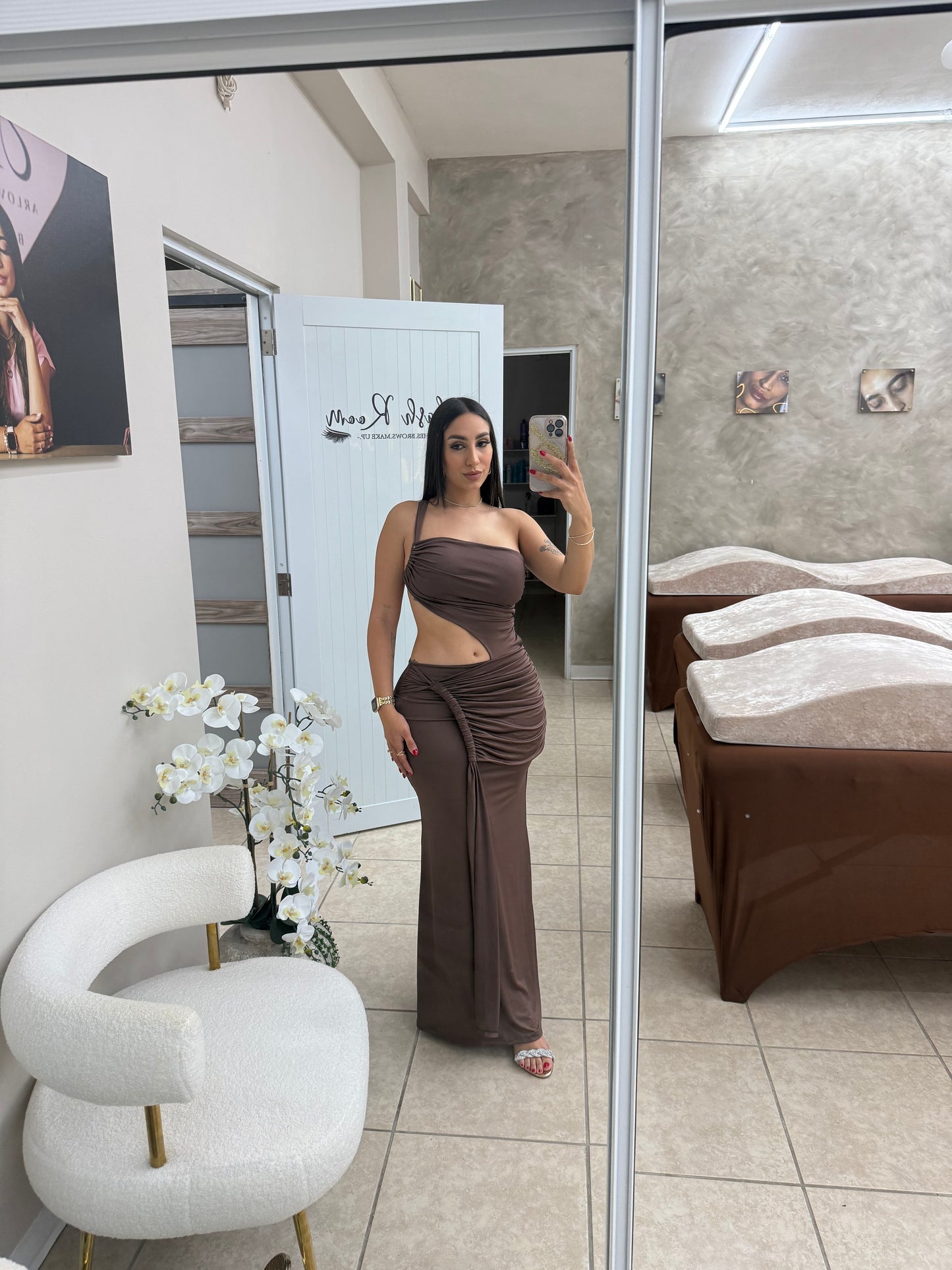 Chocolate Maxi dress