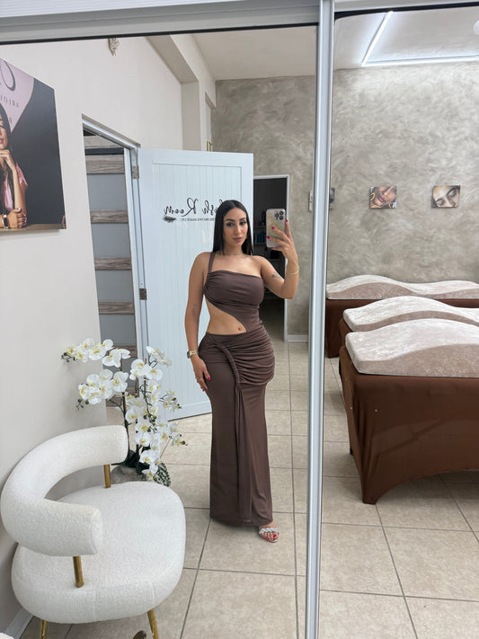 Chocolate Maxi dress