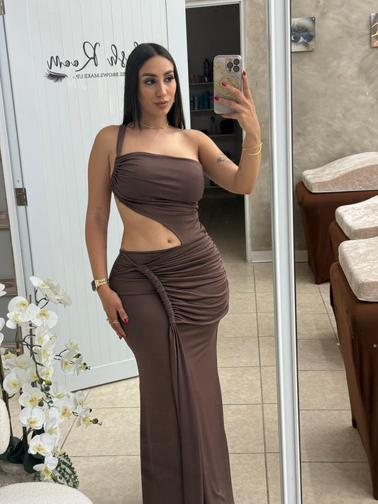 Chocolate Maxi dress