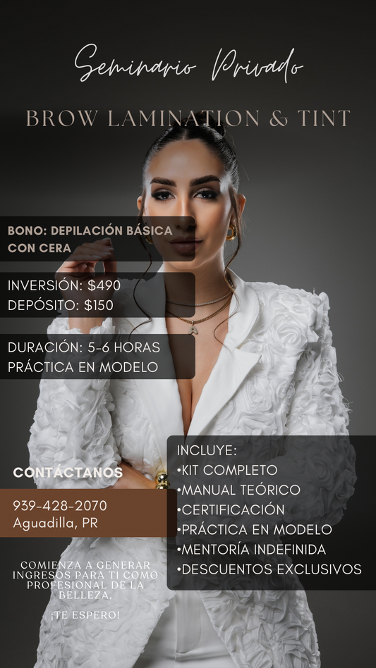 Seminario Brow Lamination & Tint